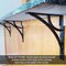 Ekena Millwork Loera Wrought Iron Bracket, (Triple center brace), Antiqued Pale Gold 2"W x 12"D x 15"H BKTM02X12X15TLOAPG - alternate 5